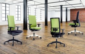 Anteo - Bürodrehstuhl mit ergonomischem Air Seat für bewegtes Sitzen