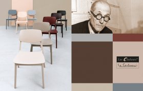 Stuhl Felber - in den Farben von Le Corbusier