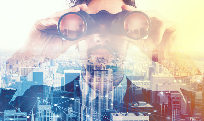 <p>Großraumbüro geht auch spektakulär</p>