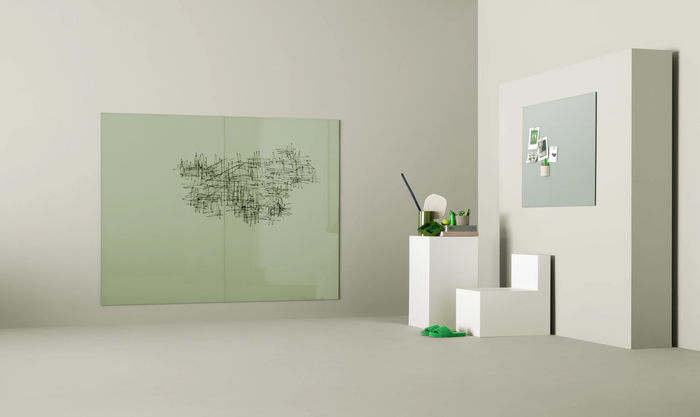<p>Moderne Glas-Whiteboards</p>