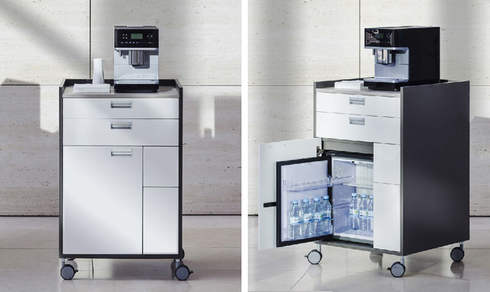 <p>Meeting mit dem Kaffee-Caddy</p>