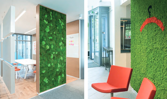 <p>Arbeiten mitten im Grünen</p>